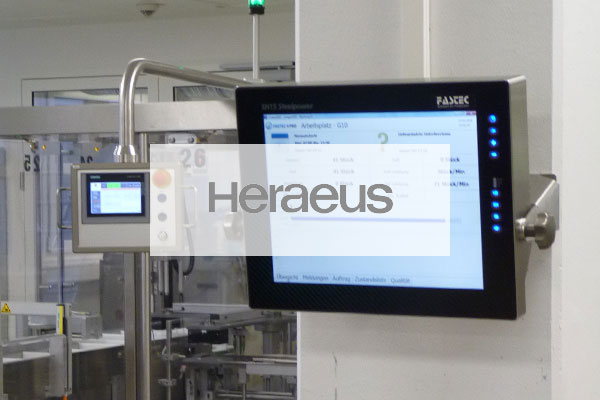 easyOEE und MDE-/OEE-System bei der Hereaus Medical GmbH in Wehrheim.