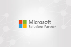 Microsoft Solutions Partner logo with the classic colored window icon.